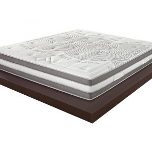 ALOE THERAPY LATEX - Materasso Memory alto 28 cm dispositivo medico Classe 1 detraibile , 7 cm Memory, Rivestimento sfoderabile