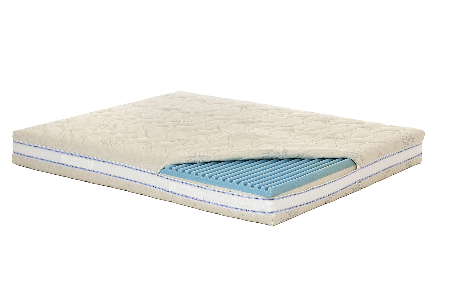 ARMONIA PLUS - Materasso memory 5 strati, rivestimento sfoderabile alto 25cm con dispositivo medico detraibile