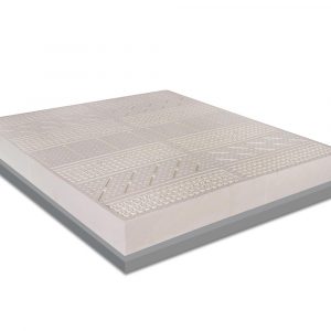 NUVOLA - Materasso lattice alto 20 cm con rivestimento sfoderabile Aloe Argento
