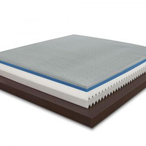 TOP AIR - Materasso Memory Alto 25 cm Dispositivo medico detraibile Rivestimento Aloe Vera e guanciale/i memory in omaggio